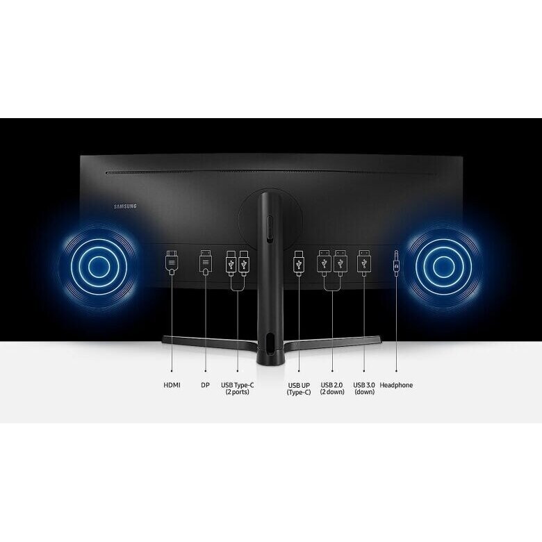 Samsung C43J890DKU naudotas (43", VA UHD 3840 x 2160x 60 Hz, HDMI, DP, USB-C) 1 Samsung C43J890DKU naudotas (43", VA UHD 3840 x 2160x 60 Hz, HDMI, DP, USB-C) 1