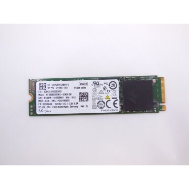 SK hynix  PC401 naudotas (256GB NVMe M.2 SSD)
